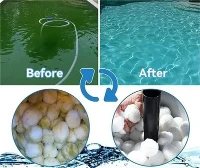 700г лоптице за филтер за базене за вишекратну употребу обновљиве, еколошки прихватљиве, полиестерске филтерске куглице