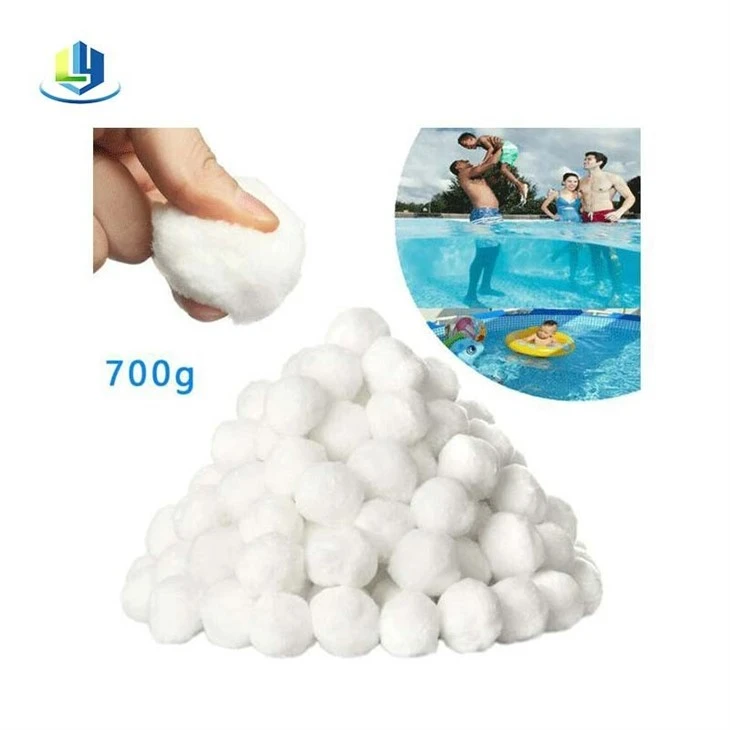 700g Swimming Pool Filter Balls Filtration Media Fiber Ball Replace Sand Glass