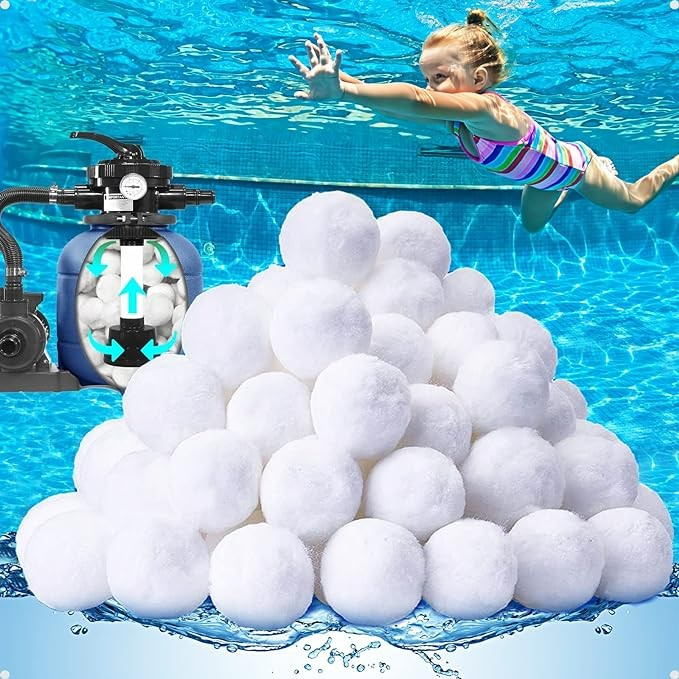 Swimming Pool Filterball Sand Replacement Polyester Fiber Ball Pool Filter Cleaning Ball