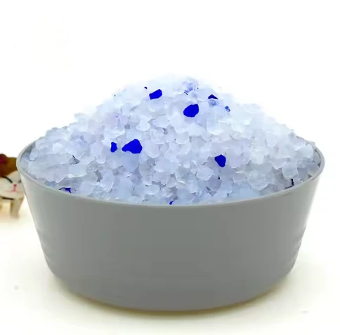 Dust-free Adsorption Fast 1.8 kg Factory Direct Supply Wholesale High-quality Silica Sand Cleaning Blue Crystal Silica Cat Litter